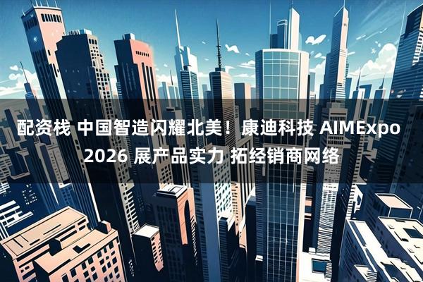 配资栈 中国智造闪耀北美！康迪科技 AIMExpo 2026 展产品实力 拓经销商网络