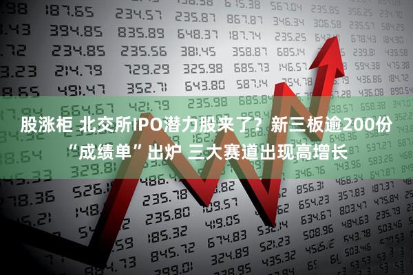 股涨柜 北交所IPO潜力股来了？新三板逾200份“成绩单”出炉 三大赛道出现高增长